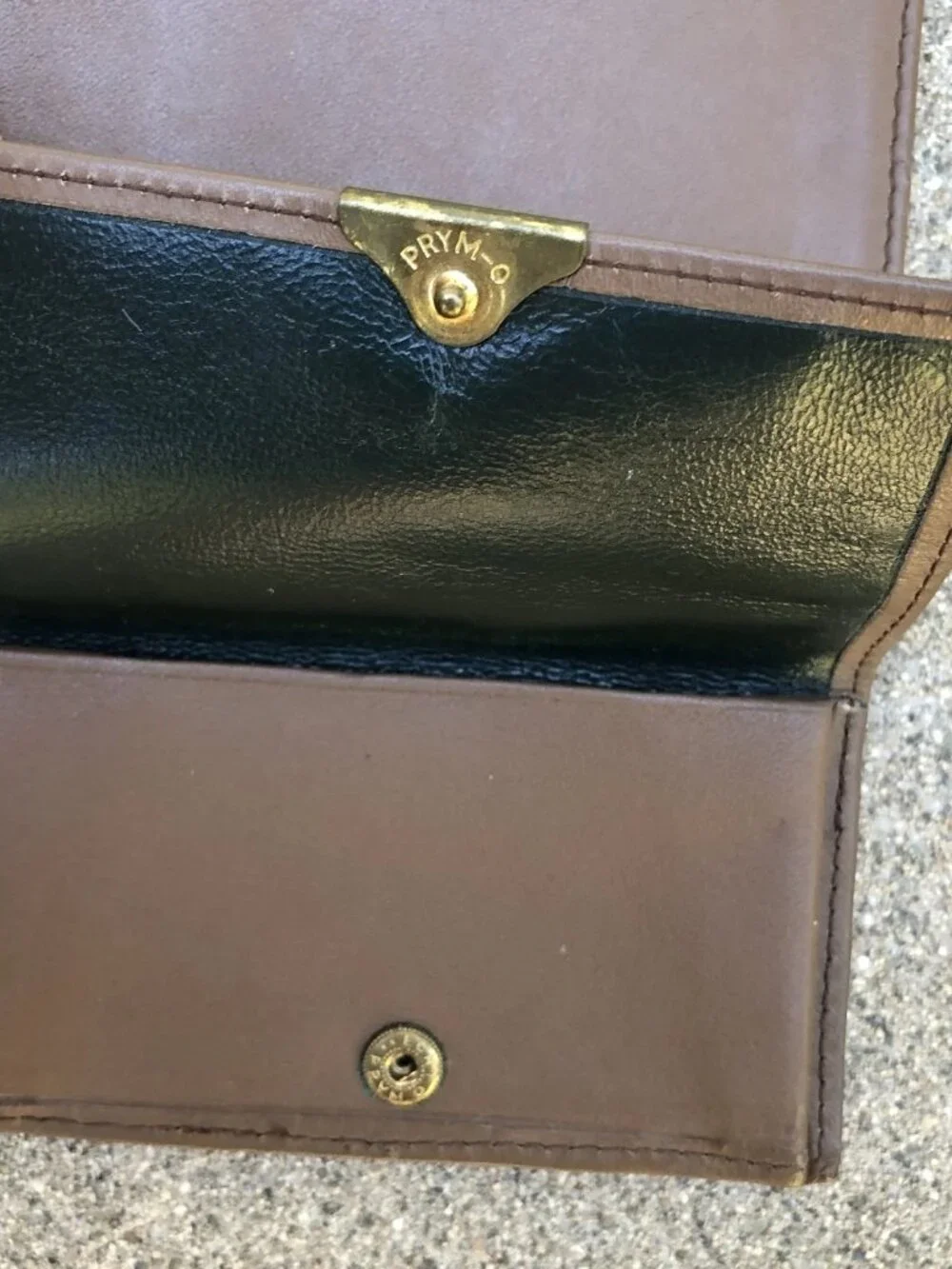 VTG Genuine Leather Cover Wallet Brown Unisex Card Holder 6
